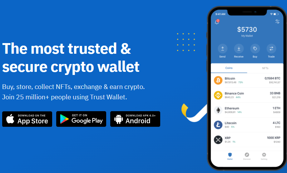 trust wallet: anonymous crypto wallets