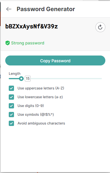 nordpass password generator