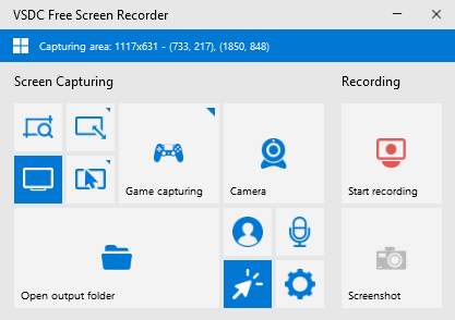 VSDC: windows 11 screen recorder