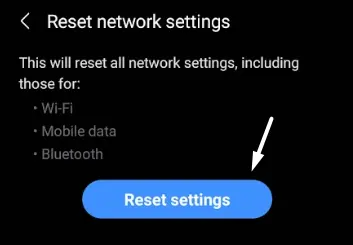 network reset