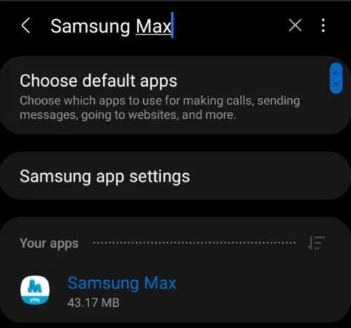android app samsung max vpn
