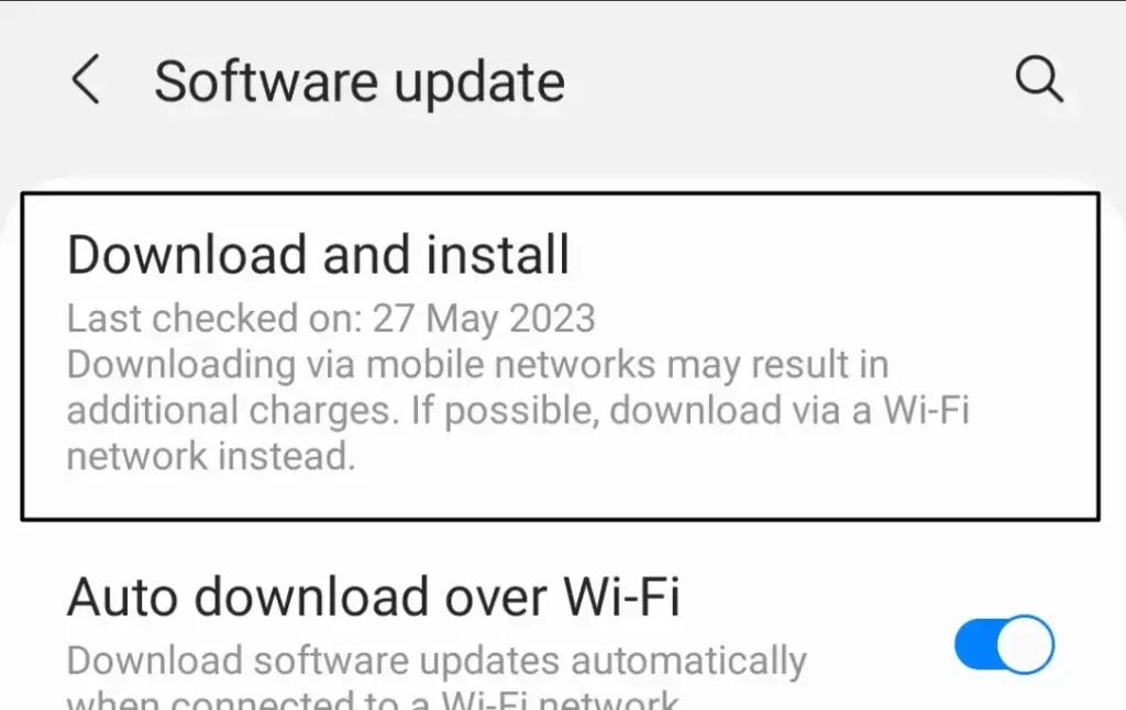 download software updates